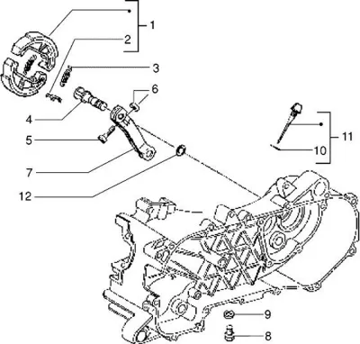 Rear brake shoes