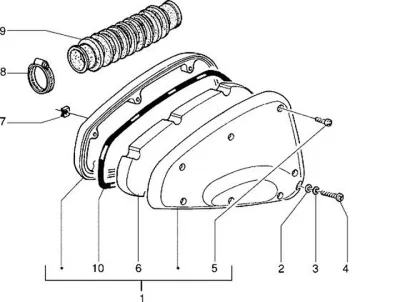 Air intake filter
