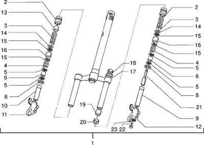 Fork - steering set