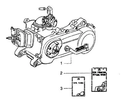 Motore - kit guarnizioni carter motore