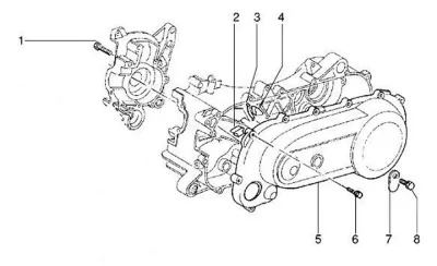 Engine casing cover