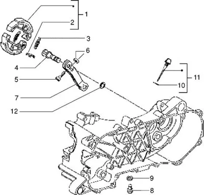 Rear brake shoes
