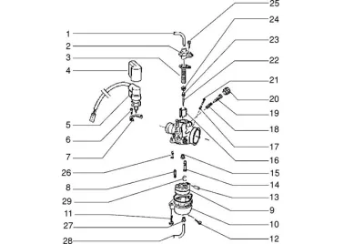 Carburettor parts (Weber)