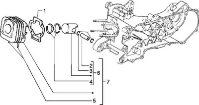 Cylinder - piston (model DT)