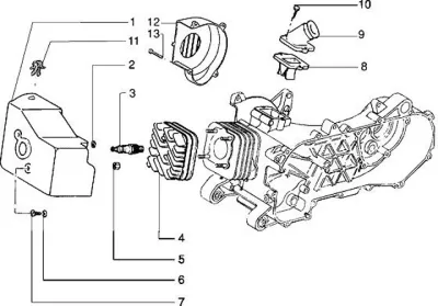 Cylinder head (model DT)