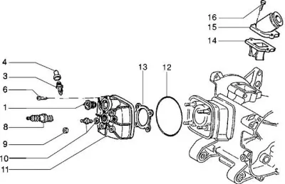 Cylinder head (model DD)