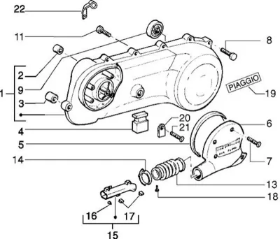 Engine casing cover