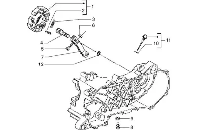 Rear brake shoes