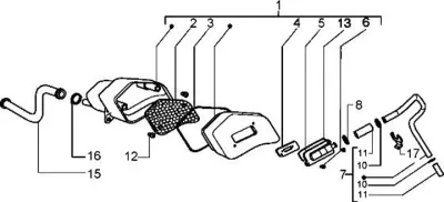 Secondary air housing (model DD)
