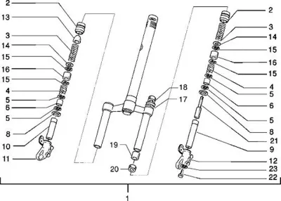 Fork - steering set