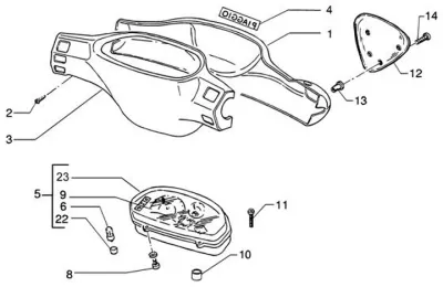 Speedo - handlebar top