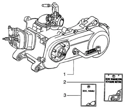 Engine - gasket set engine