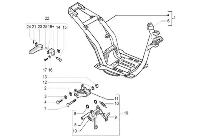 Chassis - centre stand