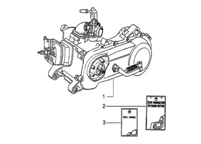 Engine - gasket set engine