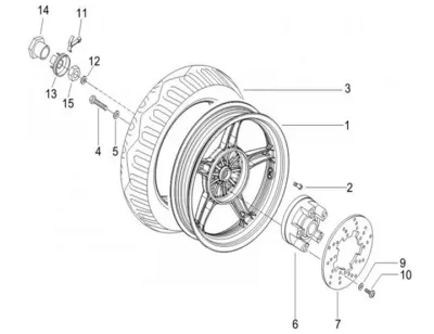 Rear wheel