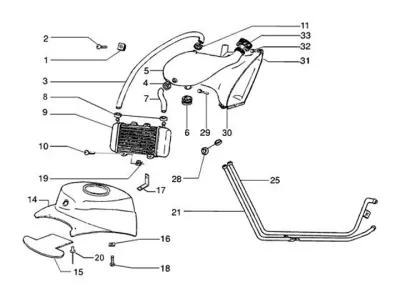 Radiator - radiator hose