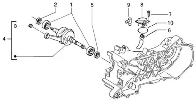 Crankshaft - compressor