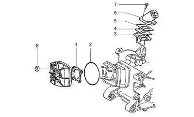 Intake manifold - reed valve
