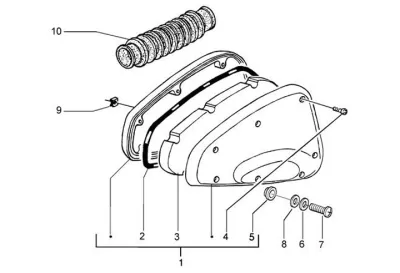 Air intake filter