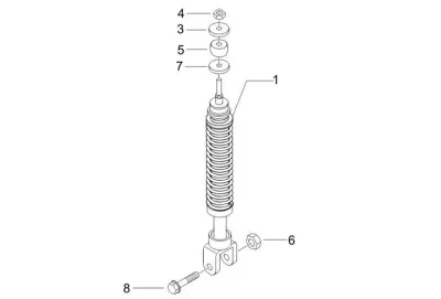 Rear shock absorber