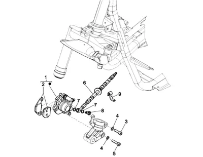 Front brake system