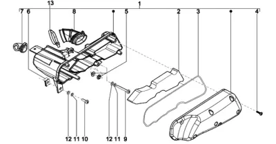 Air intake filter