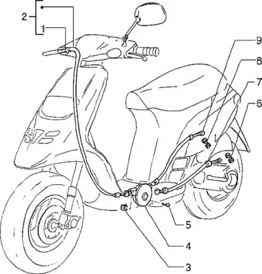 Throttle cable