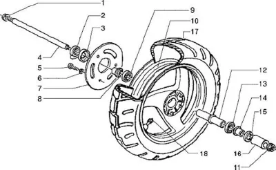 Front wheel
