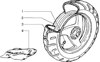 Rear wheel
