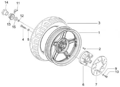 Rear wheel
