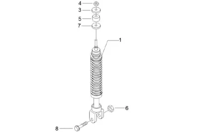 Rear shock absorber