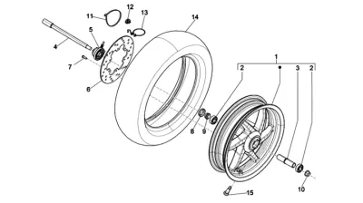 Front wheel