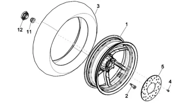 Rear wheel