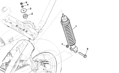 Rear shock absorber