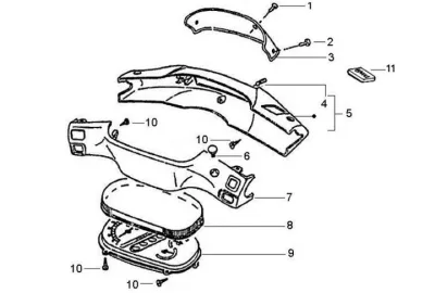 Speedo - handlebar top