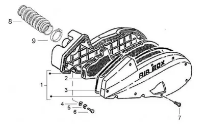 Air intake filter
