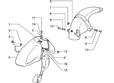 Framflygel - Bakflygel