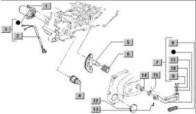 Starter motor - kickstarter
