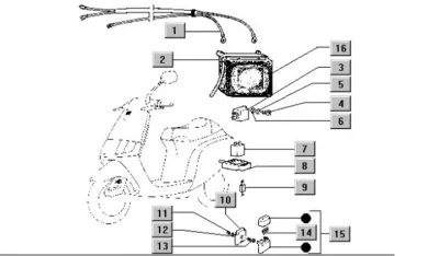 Starter switch - battery