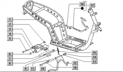 Chassis - centre stand