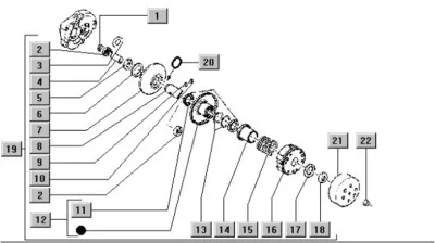 Rear pulley - clutch