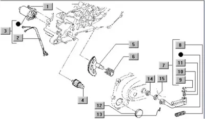 Starter motor - kickstarter