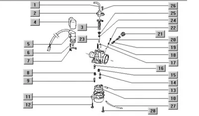Carburettor parts