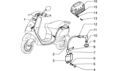 Kabel - Regulator - Koil