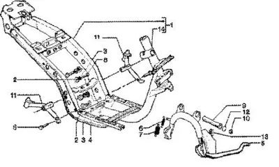 Chassis - centre stand