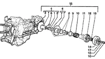 Rear pulley - clutch