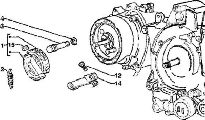 Rear brake shoes