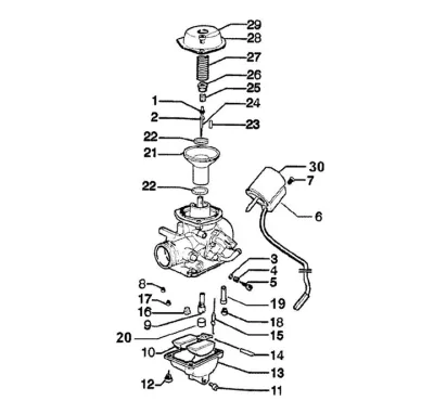 Carburettor parts