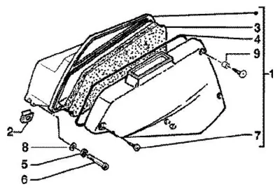 Air intake filter