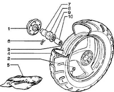 Rear wheel